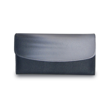 grey color leather wallet