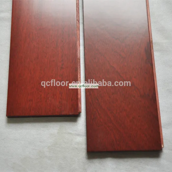 indoor usage red color sapele solid timber flooring