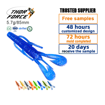 THORFORCE 85mm 5.7g Freshwater PVC Shad Soft Lure for Trout