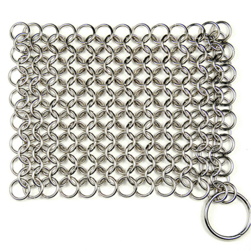 Gantung cincin 316 premium stainless steel cleaner logam scrubber