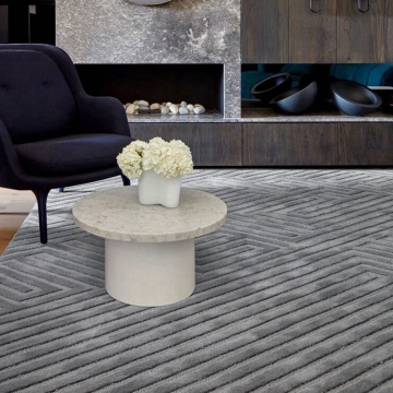 Modern design hand tufted wool carpet and rug