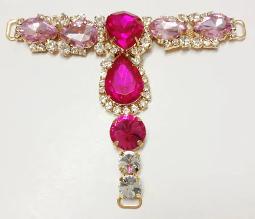 Lady Diamante T-Strap Elegant Sandals Trim