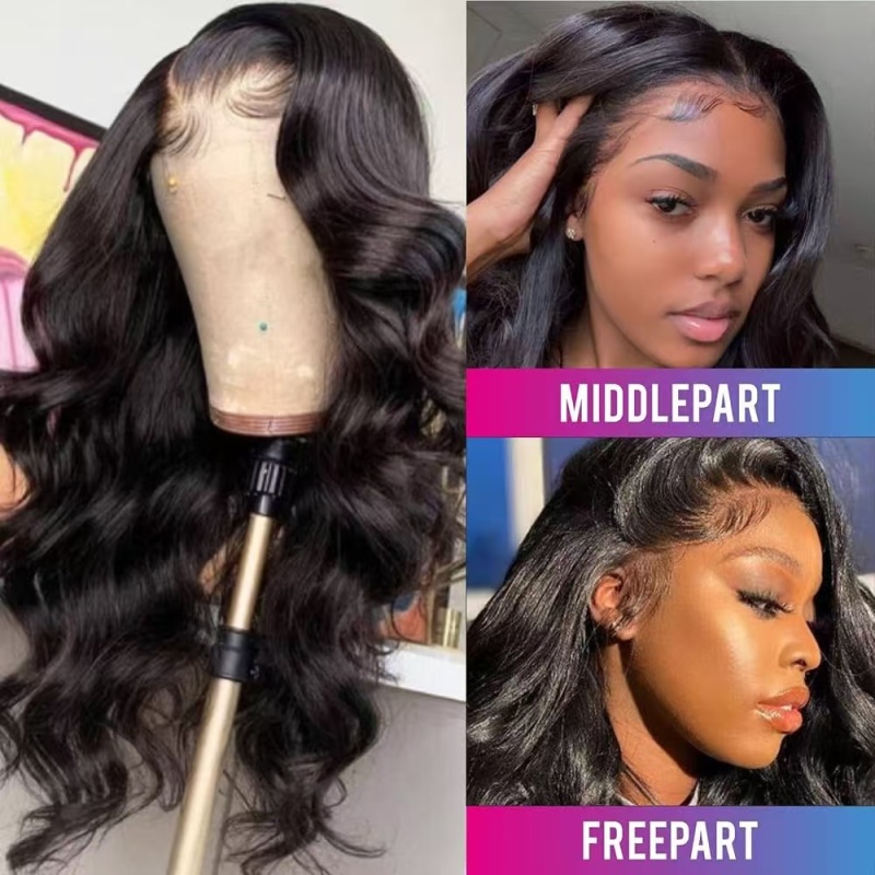 18 Inch 5×5 HD Lace Closure Body Wave Wig 150% Density Glueless