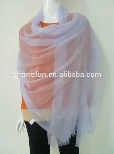 wholesale luxurious style 120nm/1 worsted super thin cashmere shawls