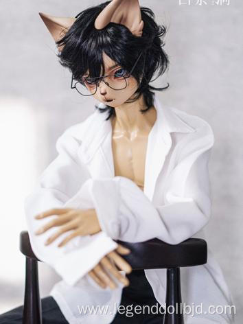 BJD Clothes Boy Black/White Shirt For SD/70CM/75CM Doll