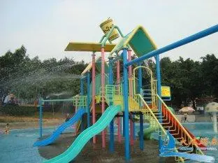 8m Water Park Playground Equipment Aquatic Play Structures 