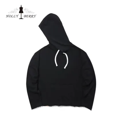Guaranteed Quality Lightweight Regular Black White Hoodie