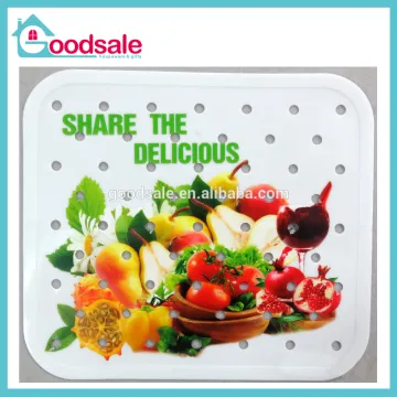 Whosale Fashion Fruit Pattern Kitchen Sink Table Mat Size:30*26cm