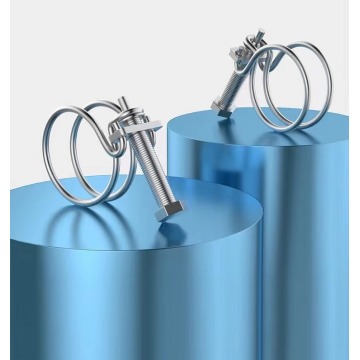 Edelstahl -Doppeldraht -Federschlauchklemme