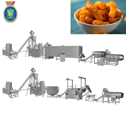 kurkure nik naks cheetos cheese curl Nik naks making machinery