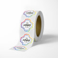 Custom Waterproof Sticker Roll for Private Logo Printing