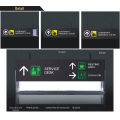 Airport Terminal Use LED Way Finding Project Signs