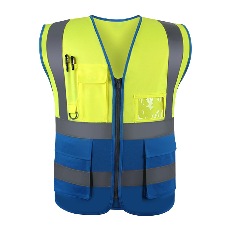 Reflective Mesh Vest With Pockets For Traffic