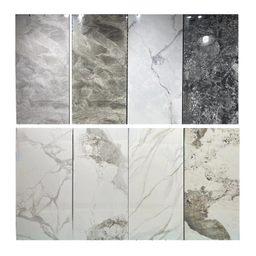 Foshan Big Size 1200x2600mm Marble Look Polished Glazed Slab Tile