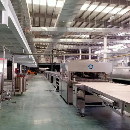 GUSU Chocolate Coating Machine for Cakes and Snickers Bars