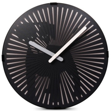 Horloge murale pour chien avec queue tremblante pour enfants
