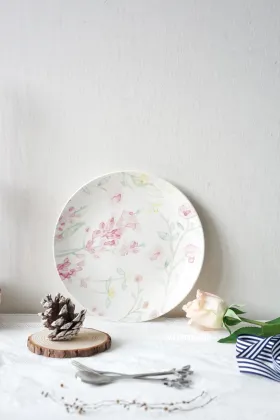 Lucky Flower Parrot Beef Plate Flat Plate