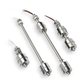 220V 304SS Ball PP Float Switch Water Level Sensor with Adjustable Relay Output for Tanks