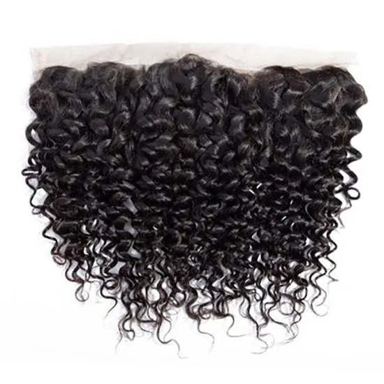 Shmily Water Wave 13x4 Brazilian Human Hair Swiss Lace Frontal Piece 4x4 2x6 5x5 13x6 6x6 7x7 360 Frontal With Bleached Knots