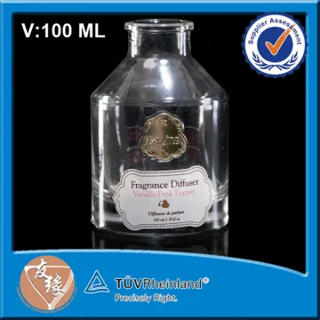 Aromatherapy Bulk Perfume Glassware 100ML Refillable Perfume Glass Bottle