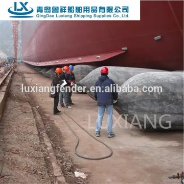 luxiang brand 1.0*15m lifting pneumatic boat rubber airbag