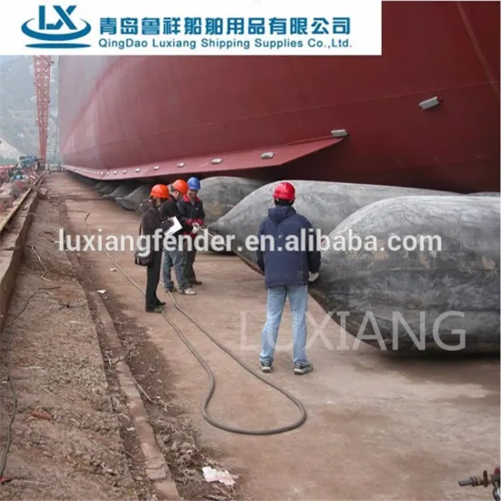 luxiang brand 1.0*15m pneumatic rubber marine lifting airbag