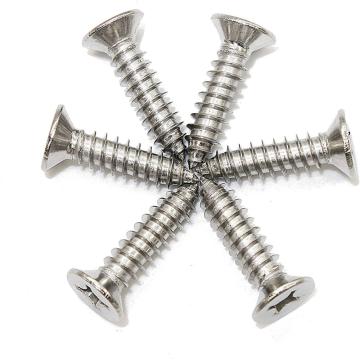 Cross pan head self-tapping stainless steel screws