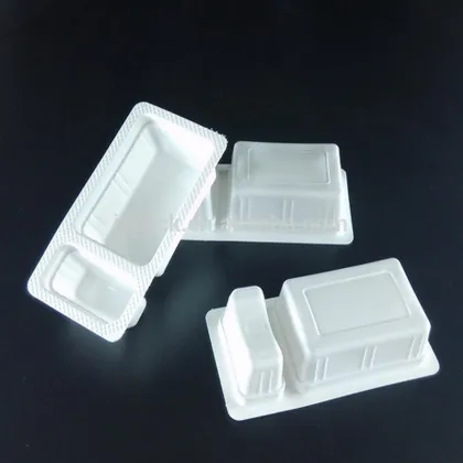 Disposable Plastic White Double Pane Biscuit Cup