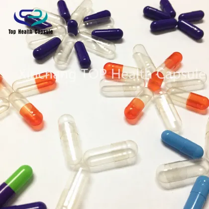 Pure vegetable empty capsules HPMC enteric coated clear/colored vegetable capsules