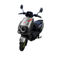 Silver Red White Electric Motorcycle with Dynamic Design