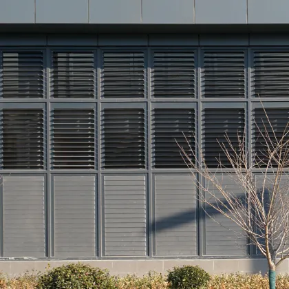 Customized Aluminum Louvres and Sunshades for Building Facade