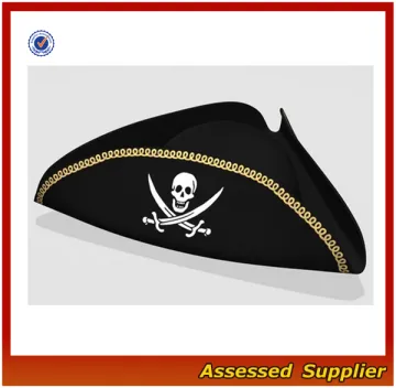 NWH003/ Funny custom pirate hat pattern/ cheap felt pirate hat