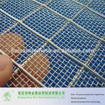 Baoding Supply Factory Price Black Steel Crimped Wire Mesh