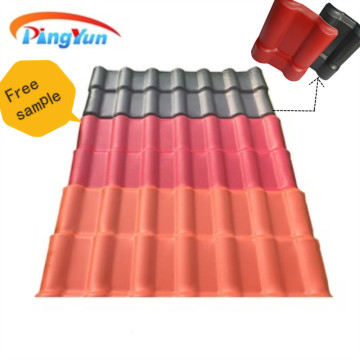 โคลัมเบีย Teja Colonial PVC Roof Sheet Spanish Synthetic Resin Roof Roof Roof Roof Roof Roof Roof