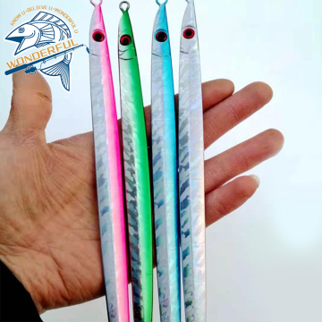 210mm-25mm 120g-200g Renkli Aydınlık Jerkbait Balıkçılık Yavaş Jigging