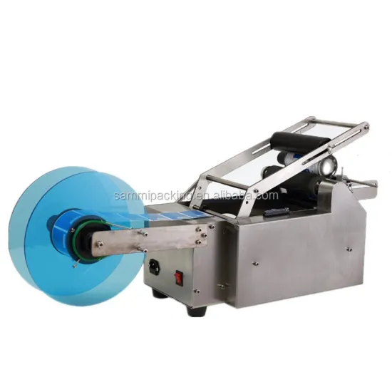 Approved Semi-Automatic Round Bottle Label Machine for Ampoule Bottles