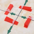 Insert tile leveling wedge
