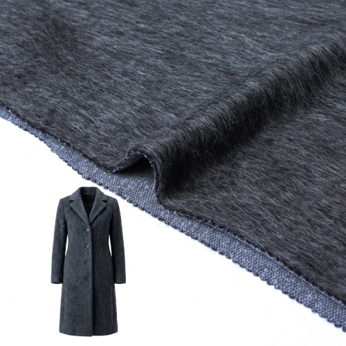 Fabrik Suaian Mohair Long-Pile Mewah untuk Musim Sejuk