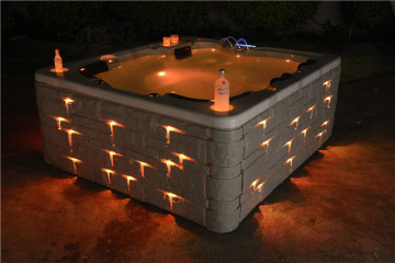 Large Outdoor SPA, Acrylic Massage Outdoor Whirlpool Swim SPA