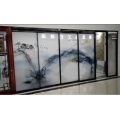 Curtain Wall PDLC Film UV Print Tempered Glass