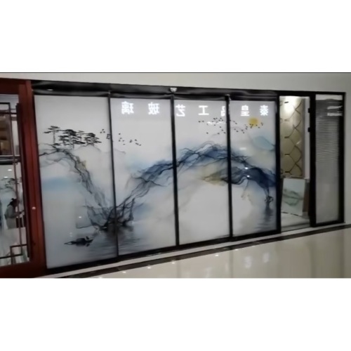 Curtain Wall PDLC Film UV Print Tempered Glass