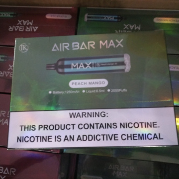 Thuốc lá Vape 2000Puffs Air Bar Max E dùng một lần