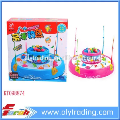 2016 Baby Plastic Magnetic Fishing Toy Game Preschool Safe Set Toy B/O toys