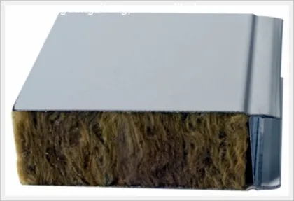 Insulated fire rated Rockwool sandwich wall panel