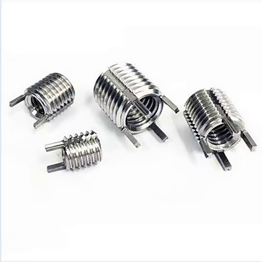 Thin wall stainless steel bolt key lock thread sheath