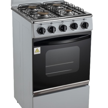 Professional Stainless Steel Gas Cooking Range with 4 Burners - Kitchen 24