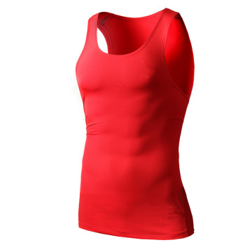 New arrivals cotton spandex custom gym mens top stringer