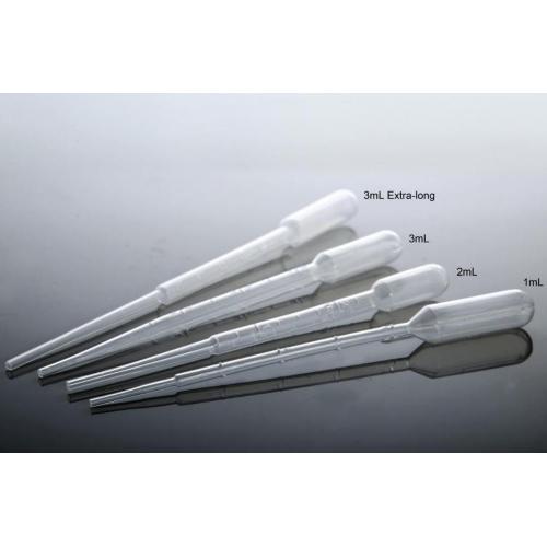 Pipettes Pasteur Extra Longues 3ml Stériles