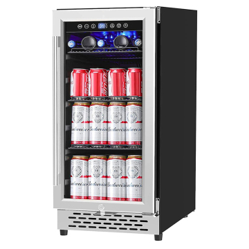 Under-Counter Beer Fridge: 15 Inch Beverage Cooler for Kitchen