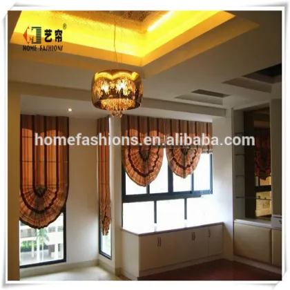 Yilian Latest Design Jacquard Roman Style Curtain Roman Roller Blinds